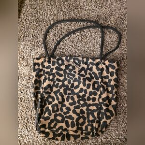 Bottega Veneta Black and Tan Tote Bag
